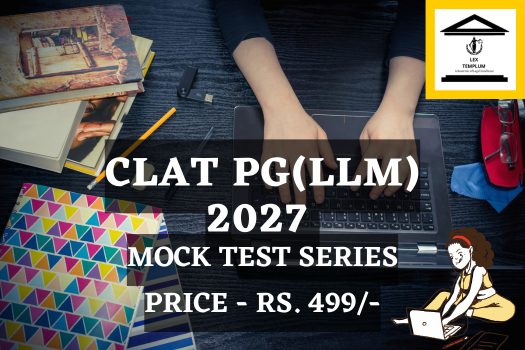CLAT PG (LLM) 2027 All India Mock Test Series